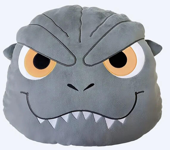 1994 godzilla face pillow