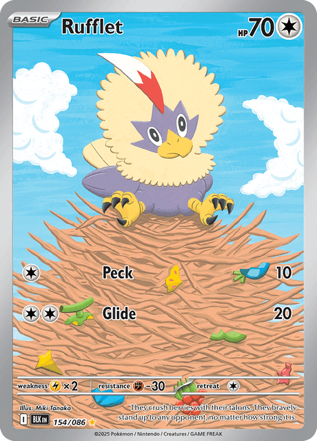 Black Bolt Rufflet IR #154