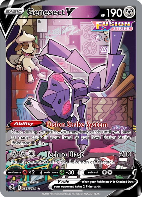 Fusion Strike Genesect V UR #255