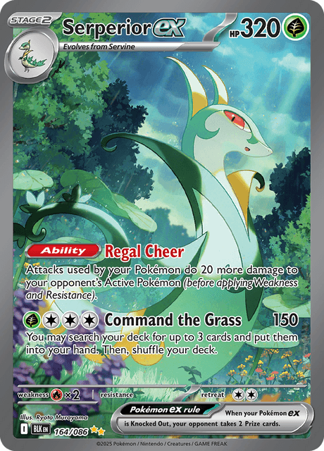 Black Bolt Serperior EX SIR #164