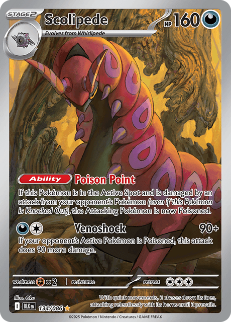 Black Bolt Scolipede IR #134