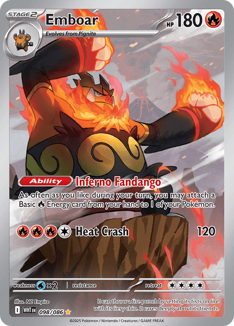 White Flare Emboar IR #98